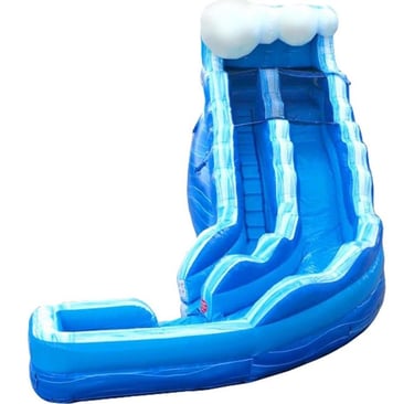 curve wave water slide