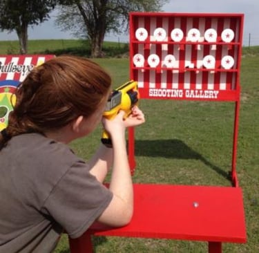 Nerf shooting Gallery