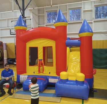 child combo bounce with slide