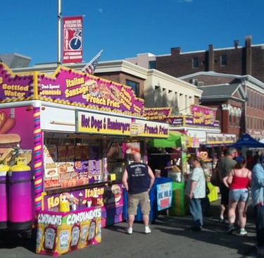 street festival sweet concession