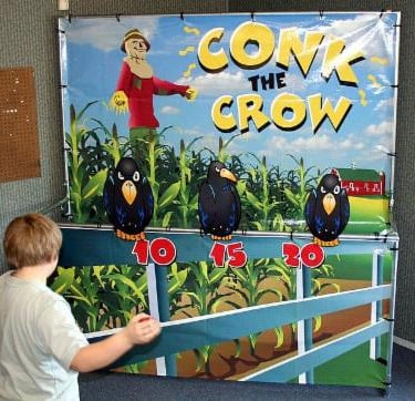 conk the crow toss game