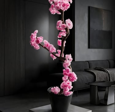 bonsai japones en una oficina. jepg