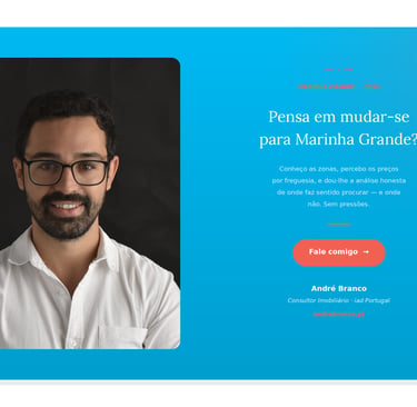 André Branco Consultor Imobiliário — comprar casa Marinha Grande 2026