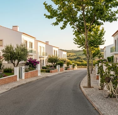 Bairro residencial moderno em Torres Vedras — qualidade de vida fora de Lisboa