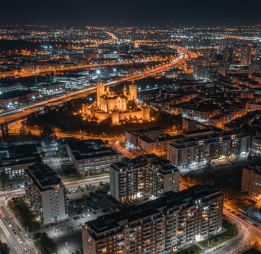Vista panorâmica do Castelo de Leiria — A capital de distrito que oferece estabilidade e alta rentab
