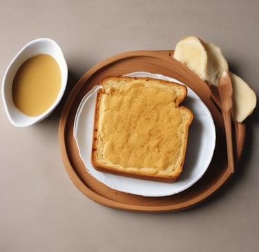 Kinako-flavored cookies resting on a baking sheet with a light golden crust and visible kinako specks.