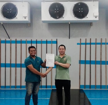 Proyek Cold Storage Freezer PT AICE Bojonegoro by CV MUDACOOL INDONESIA