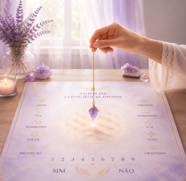 MAP - Mesa Radiestésica com os Anjos da Consciência Divina online com Margarida Serrão