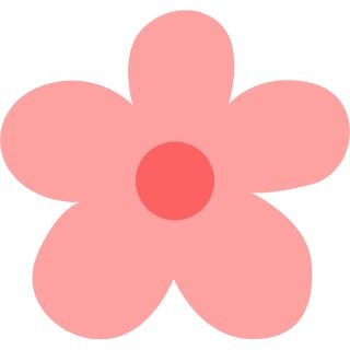 une fleur rose toute simpe le lab couture