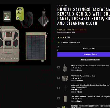 Product Listing with add-ons created by Efraim Dunner