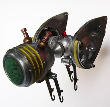 Creature sculpture by Santa Barbara artist Tal Avitzur.