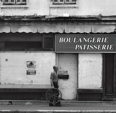 homme et sa roue Romain Wisniewski