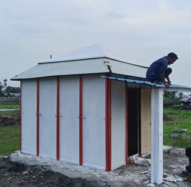 Arihant Precast hut installation