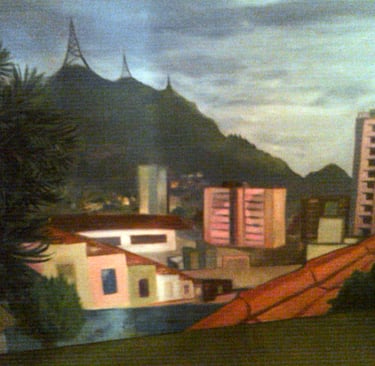 Oil - view of Jaraguá Peak - 1984
