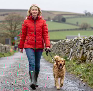 woman wearing black crew-neck shirt