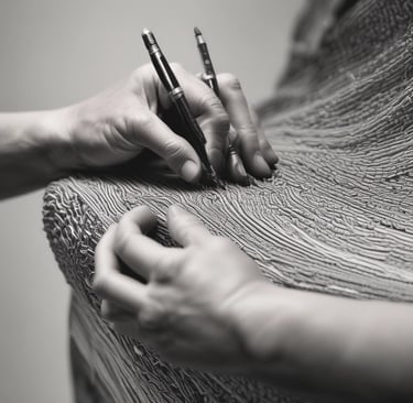 A collection of handmade goods arranged aesthetically.