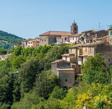 Foto di Collepardo dal lato