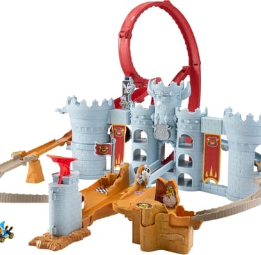 a toy castle with a castle like structure