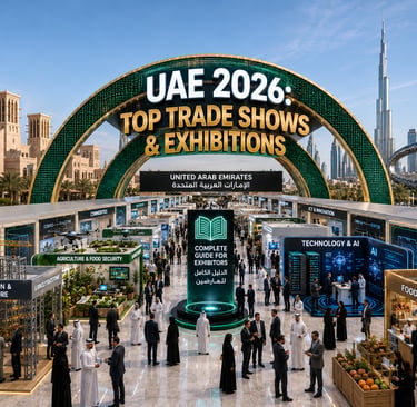 Top Trade Shows and Exhibitions in UAE 2026 | Complete Exhibitor Guide