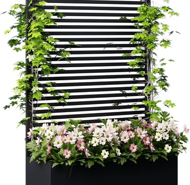 Metal Planter for patio gardening