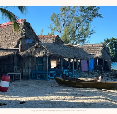 a remote fishing village in Belize