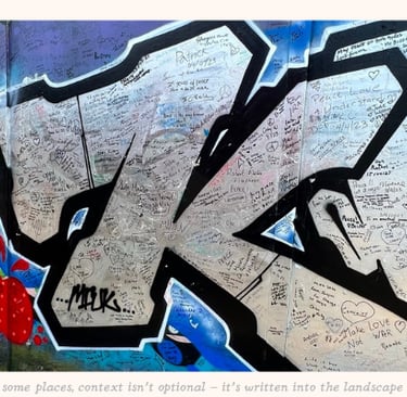 Peace Wall in Belfast, Ireland