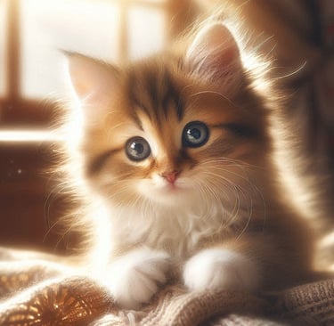 Gato que amasa con las patas