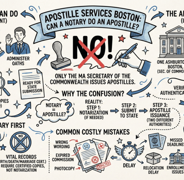 Can a notary do an apostille?