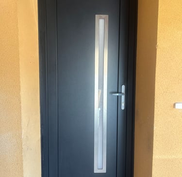 porte d'entrée PVC