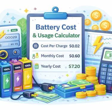 batter usage cost calculator image