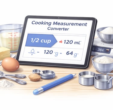 Cooking measurement converter