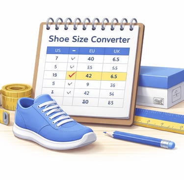 Shoe size conversion tool