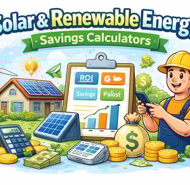 solar and renewable energy main page image