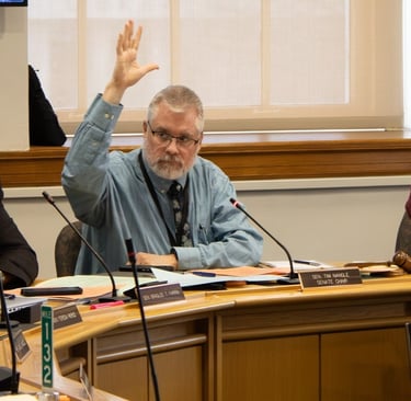 Tim Nangle Voting in Transportation Comittee