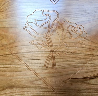 custom cherry hope chest with cedar lined bottom