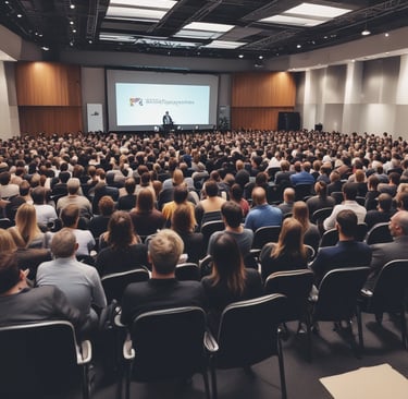 people on conference table looking at talking woman