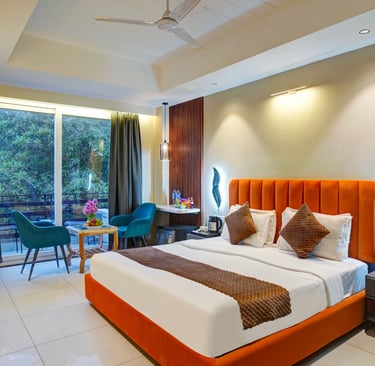 Neatly maintained hotel room near Huda City Centre Metro