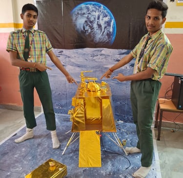 chandrayaan satellite model for school