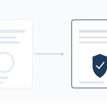 Comparison of a plain certificate of insurance versus an endorsed policy with a shield seal represen