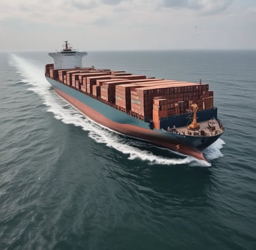 A sleek warehouse interior showing neatly stacked textile rolls ready for shipment.