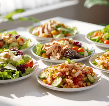 Fresh and healthy salad options at Tilli’s Restaurant Chicago