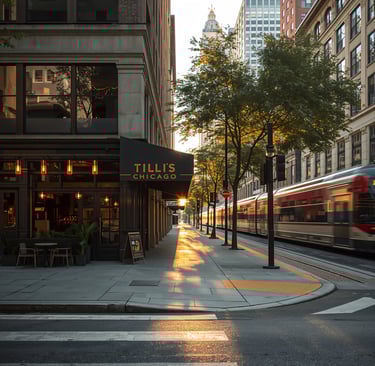 Tilli’s Restaurant Chicago near Armitage stop in Lincoln Park