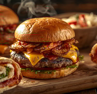 Burgers and sandwiches at Tilli’s Restaurant Chicago