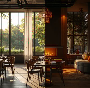 Seasonal indoor and open-air dining at Tilli’s Restaurant Chicago