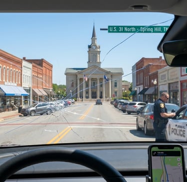 repairing a cracked windshield in Spring Hill, TN