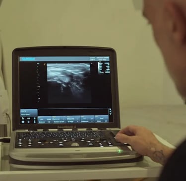 Ecografía para valorar fascitis plantar argoños