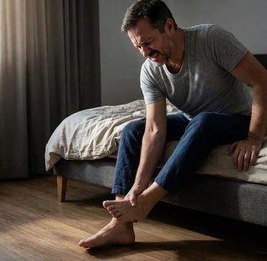 Dolor por fascitis plantar en Argoños