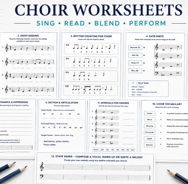 Choir Worksheets