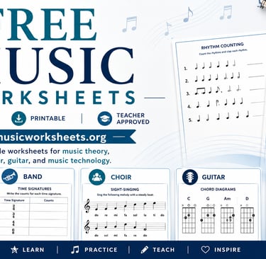 Free Music Worksheets