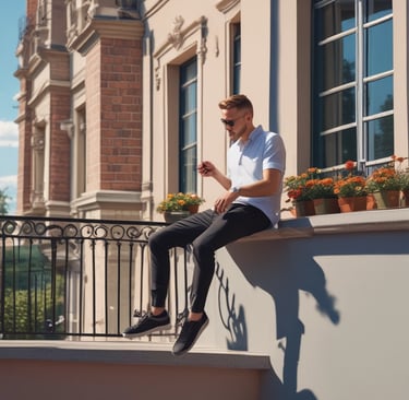 woman wearing black crew-neck shirt